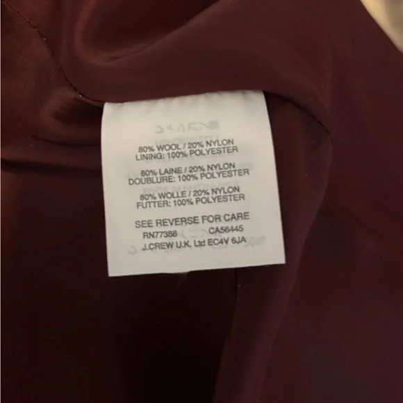 J. Crew Skirt - Houndstooth Wool Blend, Size 10, Pink, Brown, Cream - Picture 11 of 13